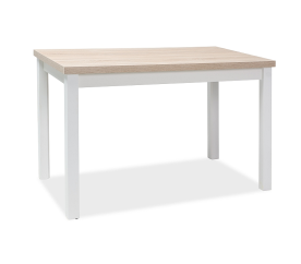 Signal Jedálenský stôl ADAM 100x60 cm Dub Sonoma/Biely mat
