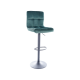Signal Barová stolička C105 Velvet Čierna/Zelená
