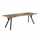 Signal Jedálenský stôl FLIP 80(160)x80 cm Dub Artisan/Čierna