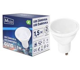 LED žiarovka - GU10 - 1,5W - 135Lm - neutrálna biela