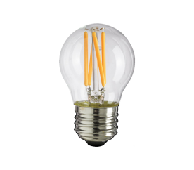 LED žiarovka - E27 - G45 - 4W - 340Lm - filament - teplá biela