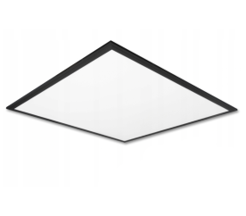 LED panel čierny 60 x 60cm - 50W - 4700Lm - neutrálna biela
