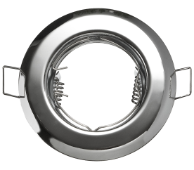 Podhľadové bodové svietidlo kruhové NEVÝKLOPNÉ BRG70003 chróm
