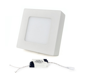 LED panel štvorcový BRGD0125 - 120x120x20mm - 6W - 230V - 390Lm - studená biela