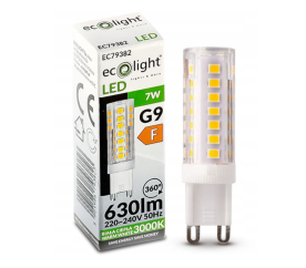 LED žiarovka - G9 - 7W - studená biela