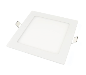 Štvorcový zapustený LED panel - 12 W - neutrálna biela