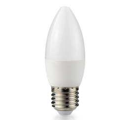 LED žiarovka - ecoPLANET - E27 - 10W - sviečka - 880Lm - studená biela