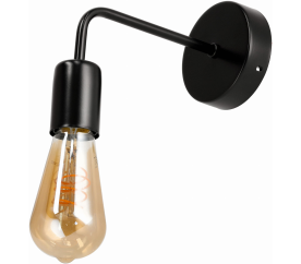 Nástenné svietidlo LED LOFT E27 BLACK