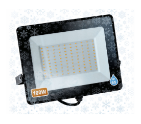 LED reflektor IVO-2 100W - teplá biela