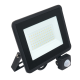 LED reflektor IVO so snímačom PIR - 50W - IP65 - 4250Lm - teplá biela - 3000K
