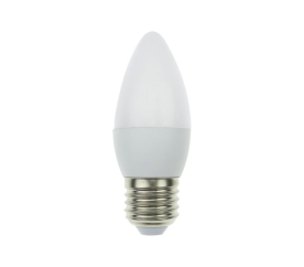 LED žiarovka C37 - E27 - 7W - 580 lm - teplá biela