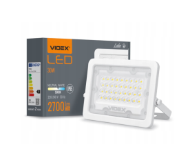 LED reflektor 30W - 2700 lm - IP65 - biely