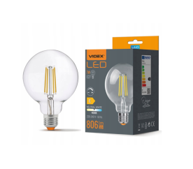 LED žiarovka filament - E27 - 7W - G95 - stmievateľná - neutrálna biela