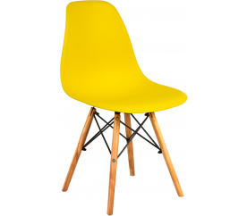 Aga Jedálenská stolička Žltá