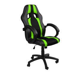 Aga Herná stolička MR2060 Čierno - Zelené