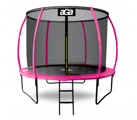 Aga SPORT EXCLUSIVE Trampolína 250 cm Ružová + ochranná sieť + schodíky