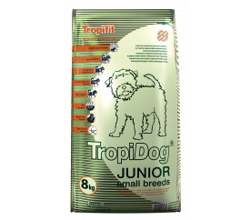 TropiDog Super Premium Junior S jehněčí s lososem a vejce 8kg
