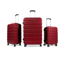 Aga Travel Sada cestovných kufrov MR4650 Červená