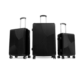 Aga Travel Sada cestovných kufrov MR4654 Čierna