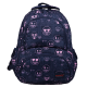 St.RIGHT Školský batoh štvorkomorový Emoji