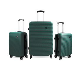 Aga Travel Sada cestovních kufrů MR4651 Tmavě zelená