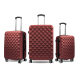 Aga Travel Sada cestovných kufrov MR4655 Tmavo červená