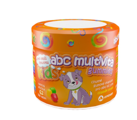 Avanso ABC Multivita Kids Vitamínové želatínky pre deti od 3 rokov 62 kapsúl