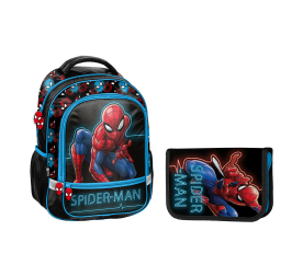 Paso Školský set dvojkomorový batoh + peračník Spiderman