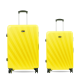 Aga Travel Sada cestovních kufrů S+M CZ207 Žlutá