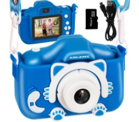 Dětský digitální fotoaparát 16 GB modrý Kruzzel DZ348