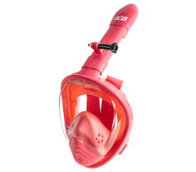 Aga Dětská celoobličejová šnorchlovací maska XS Růžová