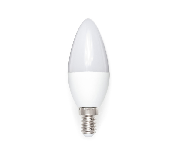 LED žiarovka C37 - E14 - 8W - 705 lm - studená biela