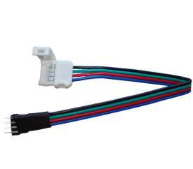 Konektor pre LED PÁSKY - RGB - 10mm - 4pin - PÁSOK / KONTROLÉR
