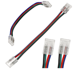Konektor pre pásky COB RGB 10 mm 4 PINS
