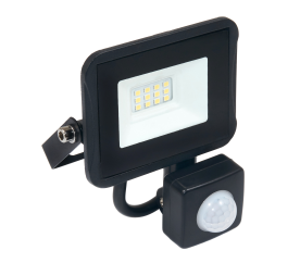 LED reflektor IVO s PIR senzorom - 10W - IP65 - 850Lm - studená biela - 6000K