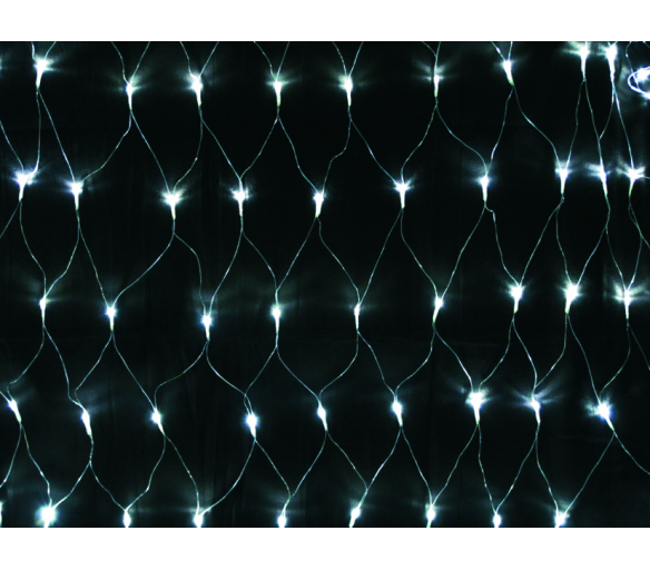 Linder Exclusiv Vianočná svetelná sieť 160 LED Studená biela