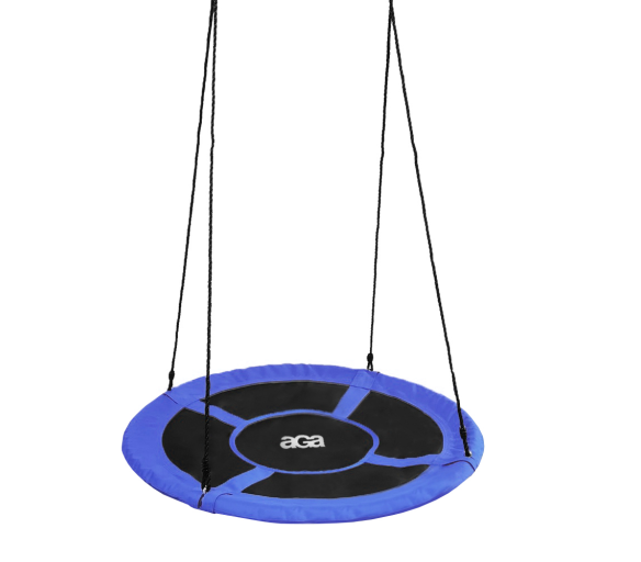 Aga Závesný hojdacia kruh 120 cm Modrý