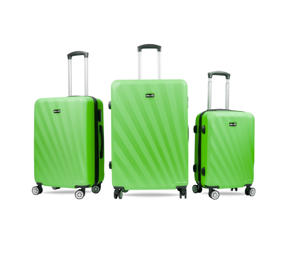 Aga Travel Sada cestovných kufrov MR4653 Zelená