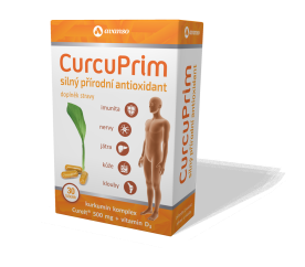 Avanso CurcuPrim Kurkumín, silný prírodný antioxidant s protizápalovými účinkami 30 kapsúl
