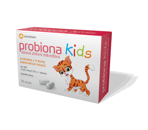 Avanso Probiona kids Kvalitné probiotiká pre deti 20 kapsúl