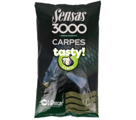 Sensas Kŕmna zmes 3000 Carp Tasty Garlic 1kg